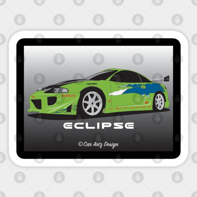 Eclipse (Fast & Furious) Sticker by Car-Artz-Design